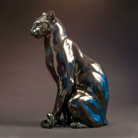 black panther sculpture